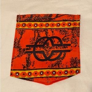 ZWF Original Afro Art pocket 
White T-shirt
New/ Unisex/ Size Large